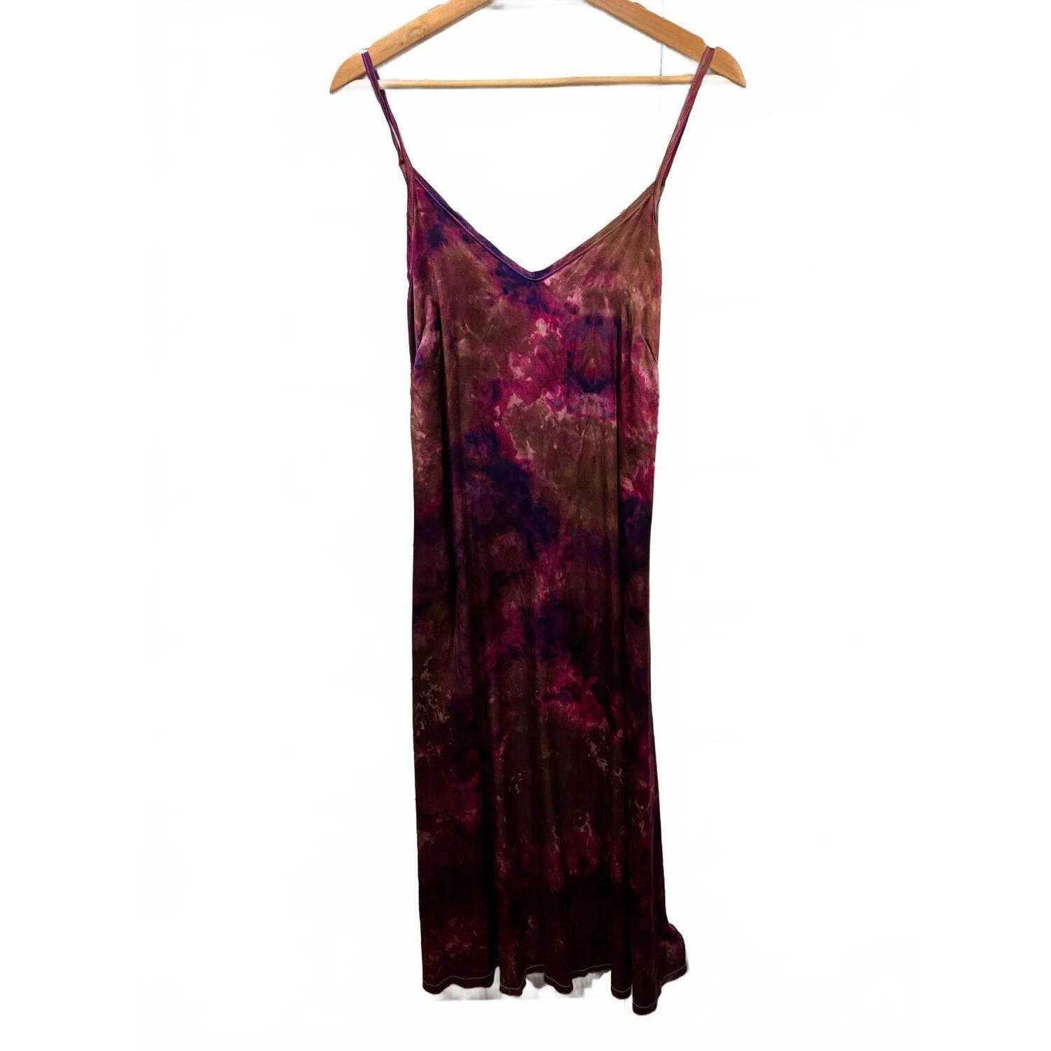 New Love Tanjane Women's Silk Fanny Dress In Royal Pink